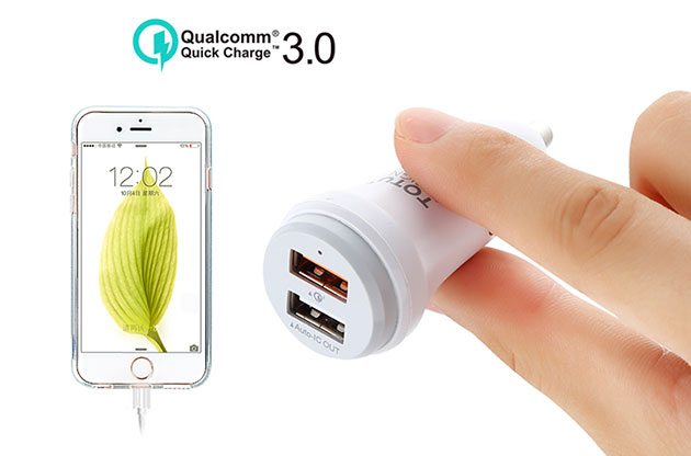 ที่ชาร์จแบต Quick Charge ในรถ